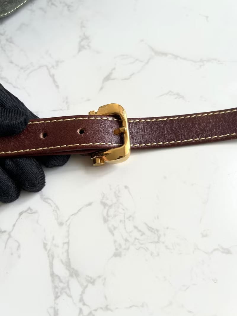 Loewe中古二手拼色盒子側背包/斜背包