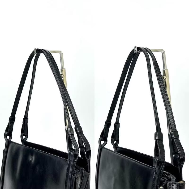 Loewe 黑色銀標側背包/單肩包/托特包