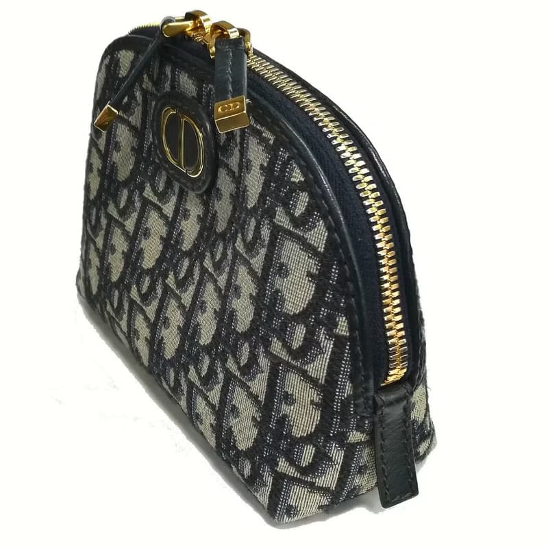 Christian Dior藍色老花30 Montaigne化妝包/手拿包