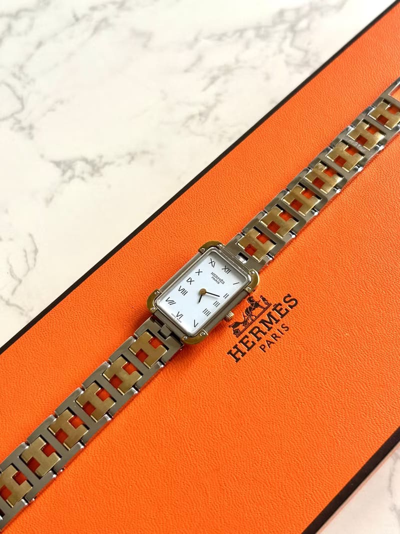 Hermes Croisiere二手男女裝金屬錶帶/手錶/腕錶