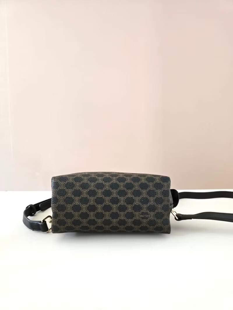 Celine black monogram cloud bag/shoulder bag/side bag/crossbody bag