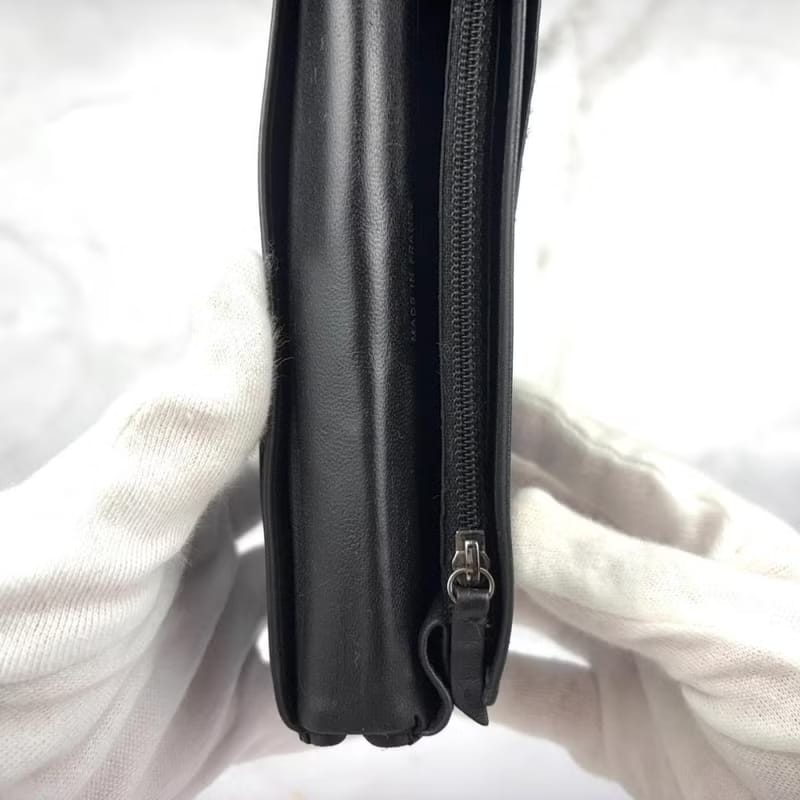 Chanel黑色小羊皮革WOC 斜背包/側背包/單肩包/長夾/錢包
