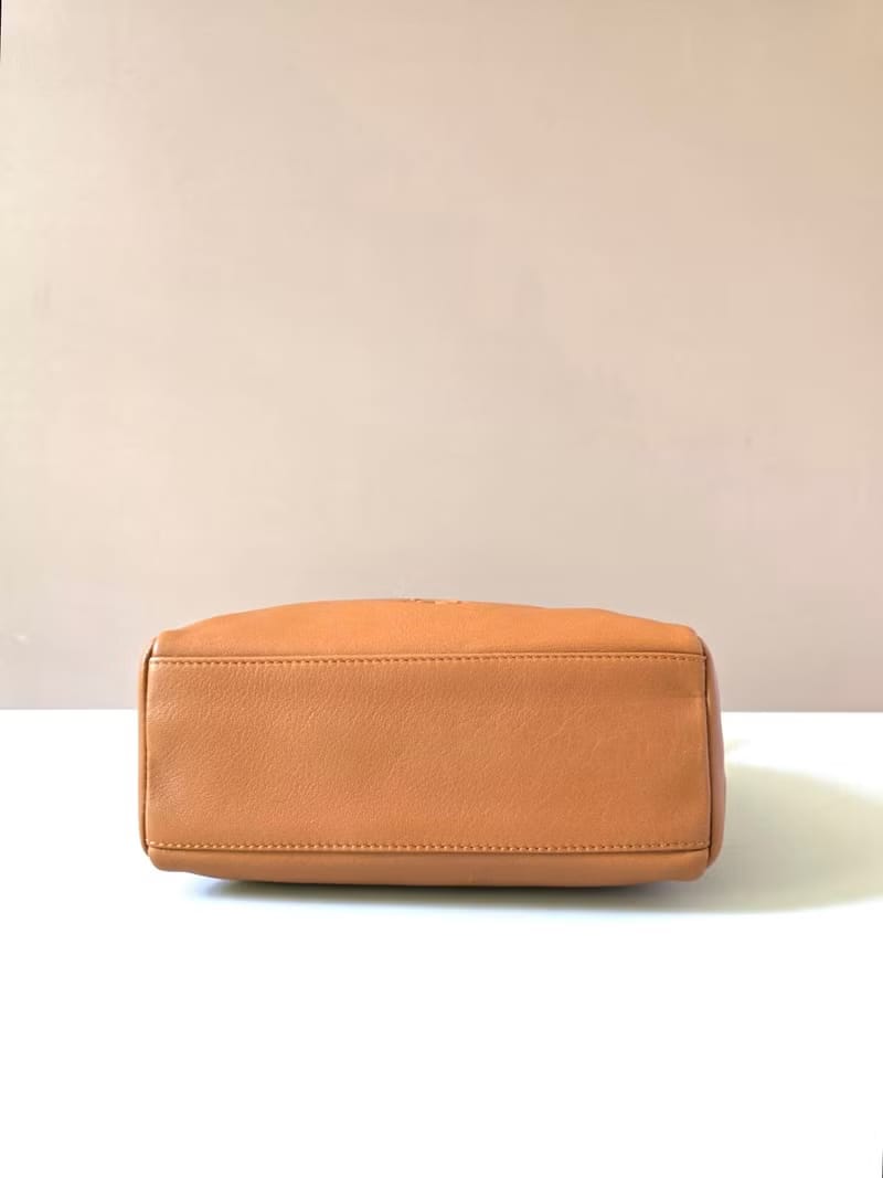 Loewe Caramel Embossed Tote Bag/Side Bag/Shoulder Bag