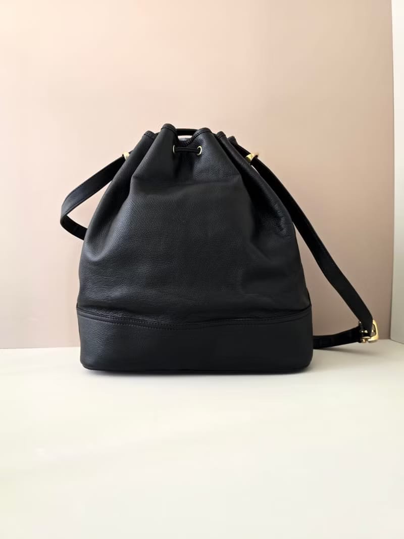 Loewe black vintage bucket bag/shoulder bag/crossbody bag