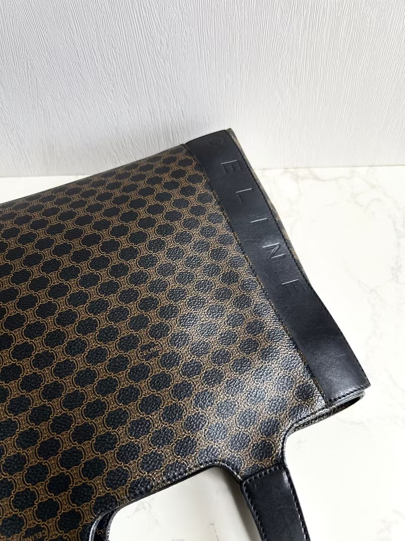 Celine black monogram tote bag/handbag