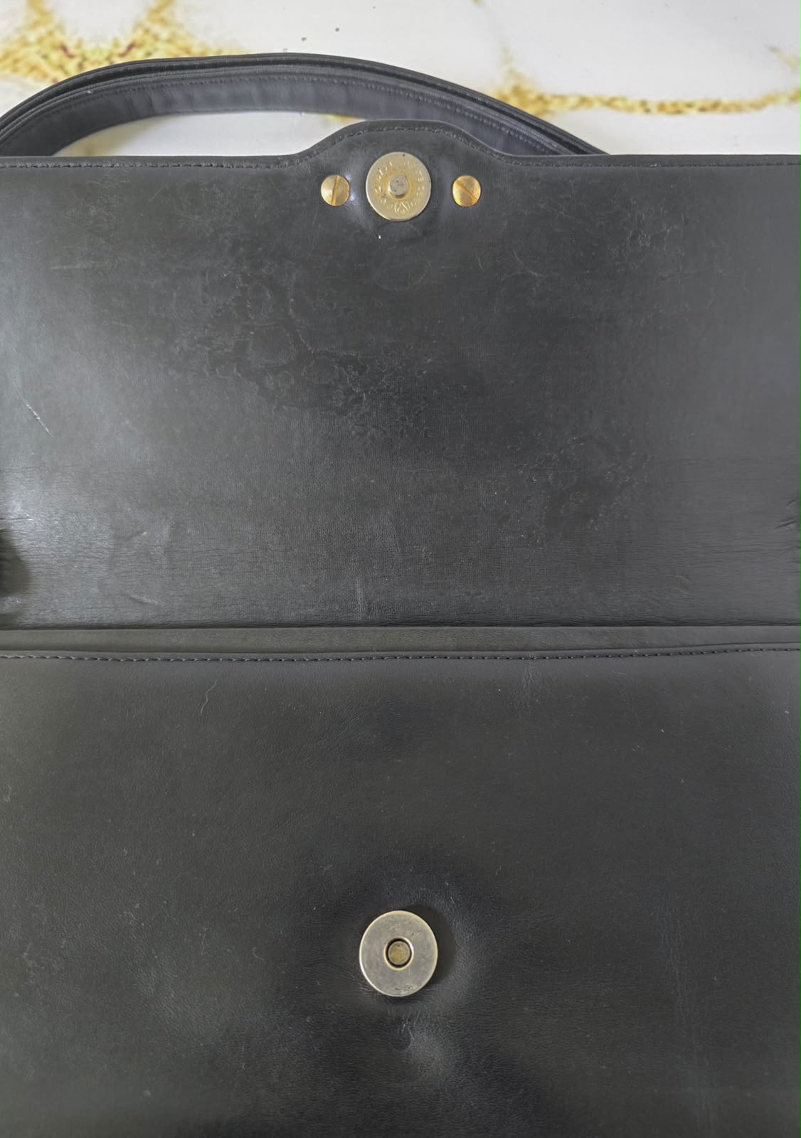 Dior Montaigne黑金牛皮兩用包/單肩包/側背包L斜背包