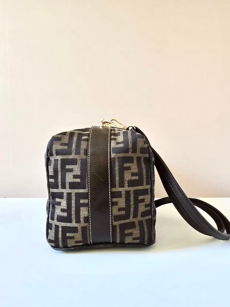 Loewe second-hand color matching box shoulder bag/crossbody bag/shoulder bag