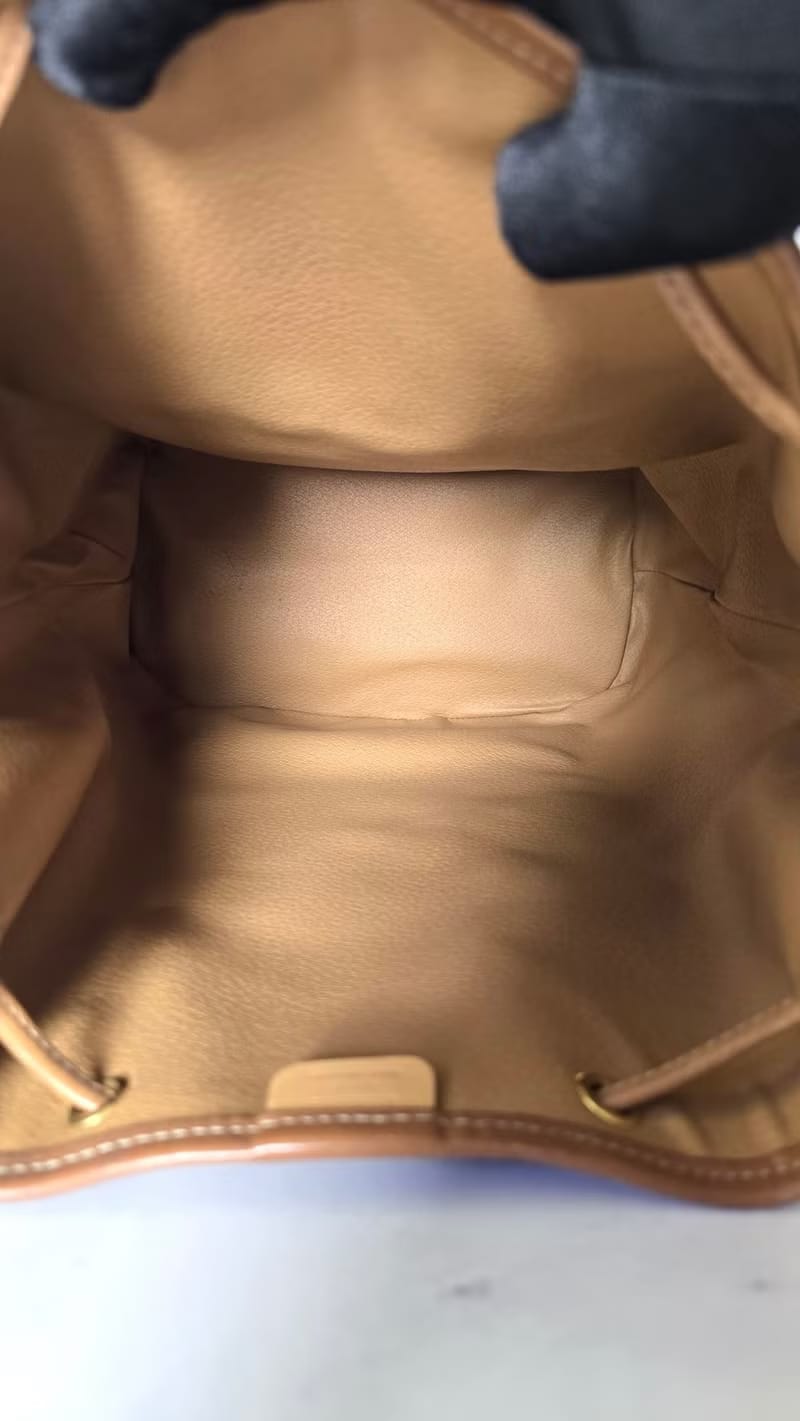Celine Rare Patchwork Triomphe Canvas Vintage Bucket Bag/Shoulder Bag/Crossbody Bag