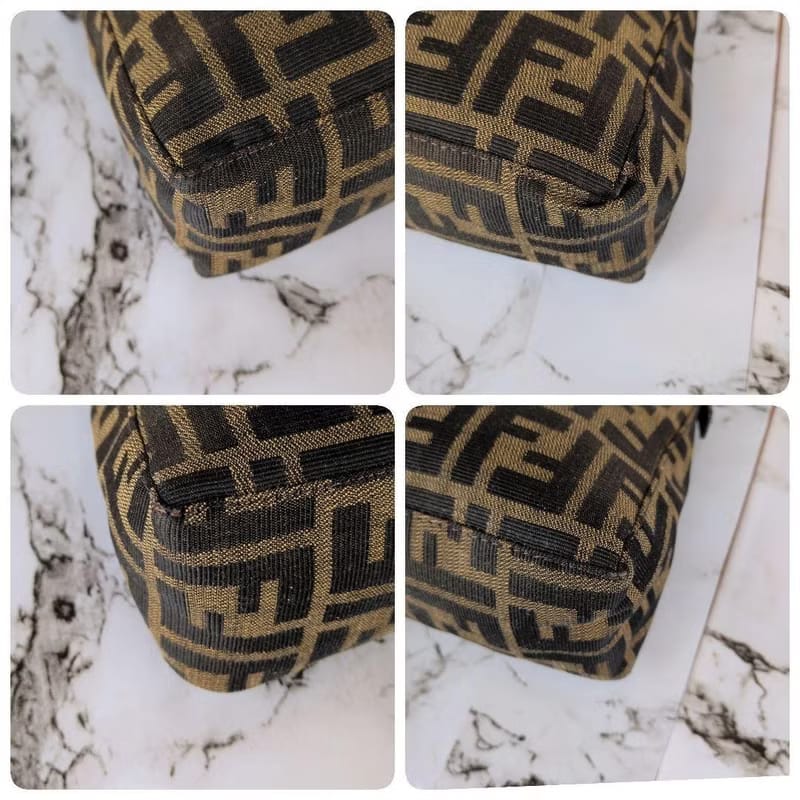 Fendi Zucca Brown Monogram Mini Bag/Handbag
