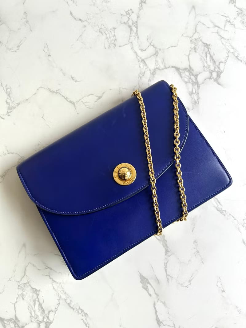 Celine藍色星球翻蓋包/斜背包/單肩包/側背包