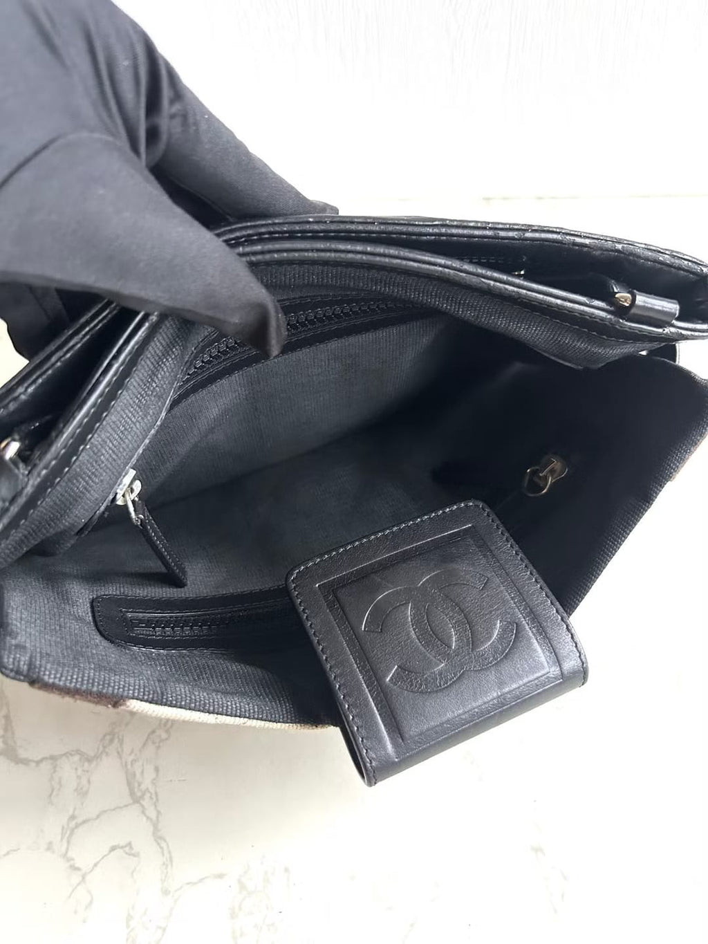 Chanel運動系列拼色斜背包/單肩包/側背包