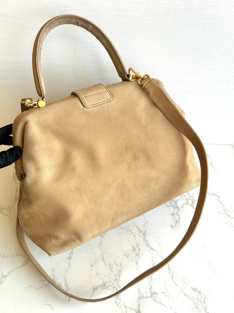 Celine 星球米色醫生包/斜背包/單肩包/側背包