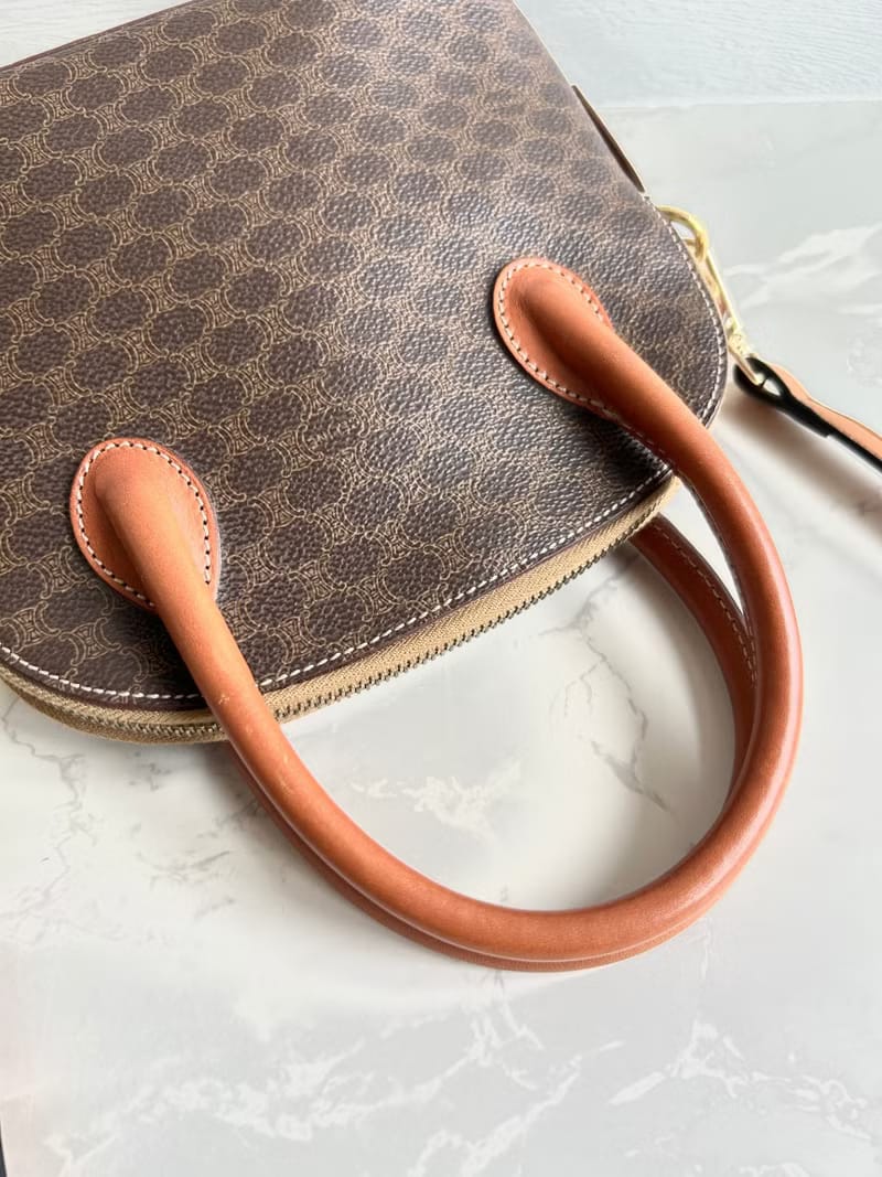 Celine Shell Kelly Vintage Shoulder Bag / Crossbody Bag / Side Bag