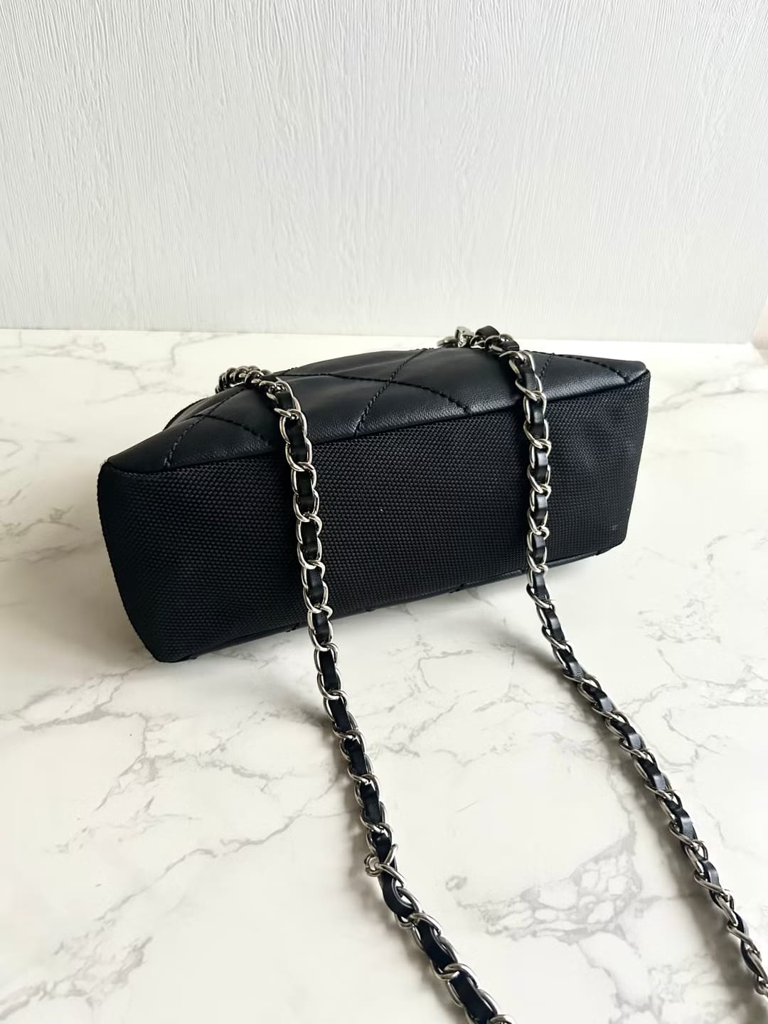 Chanel Black Half Moon Crossbody Bag / Shoulder Bag