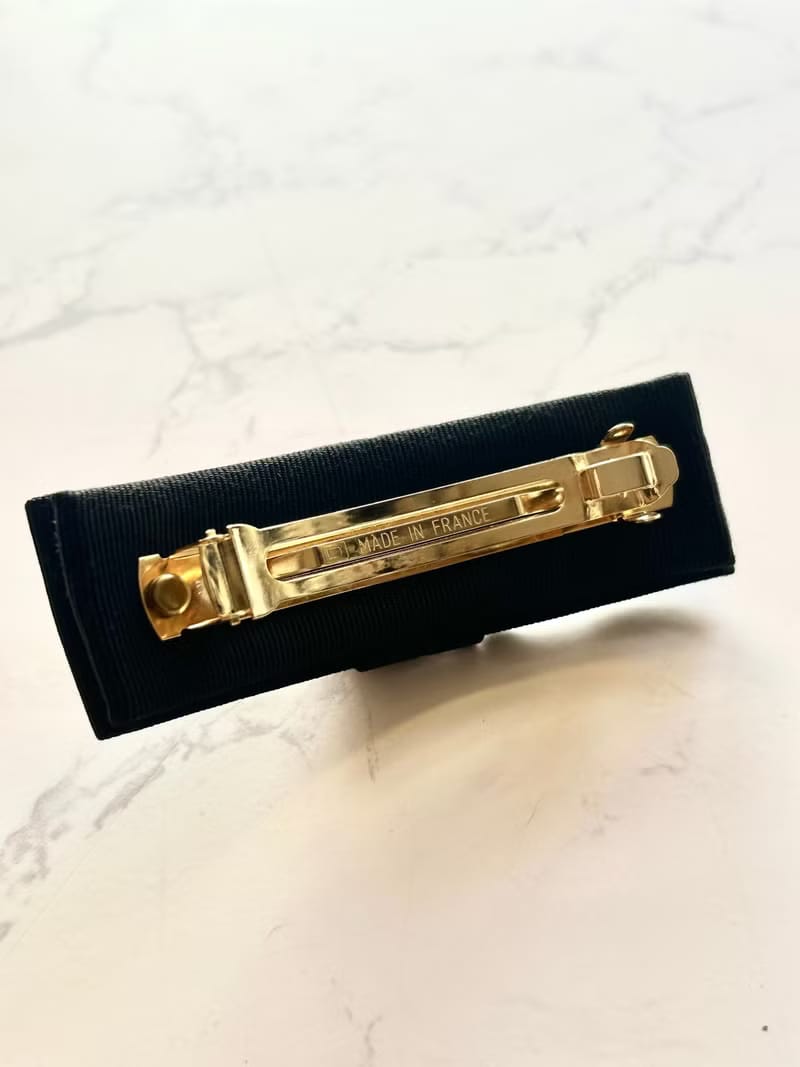 Celine Black and Gold 3D Planet Hair Clip/Headpiece · Chinese New Year Gift