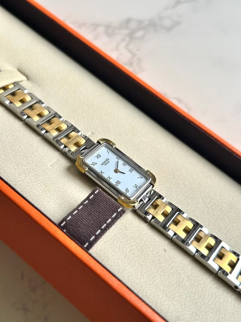 Hermes Croisiere二手男女裝金屬錶帶/手錶/腕錶