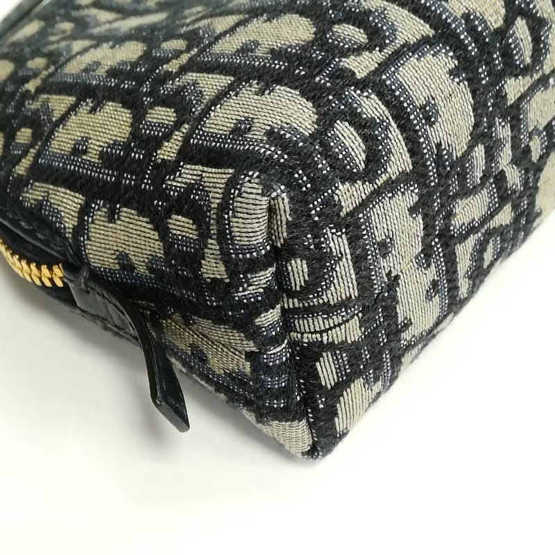 Christian Dior藍色老花30 Montaigne化妝包/手拿包