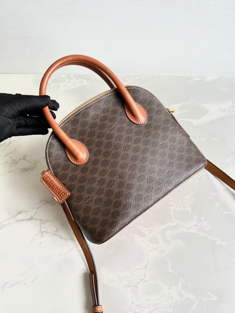 Celine Shell Kelly Vintage Shoulder Bag / Crossbody Bag / Side Bag