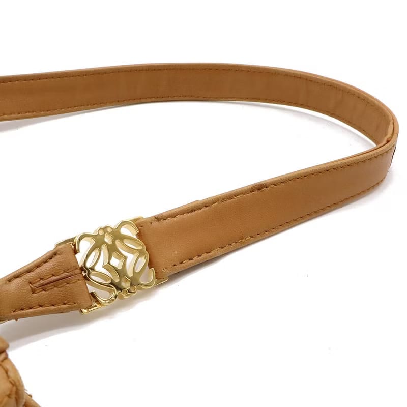 Loewe焦茶色腋下包/側背包/單肩包