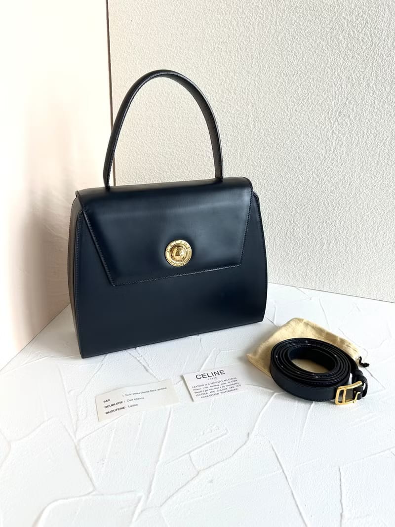 Celine黑金星球單肩包/側背包/斜背包/手提包