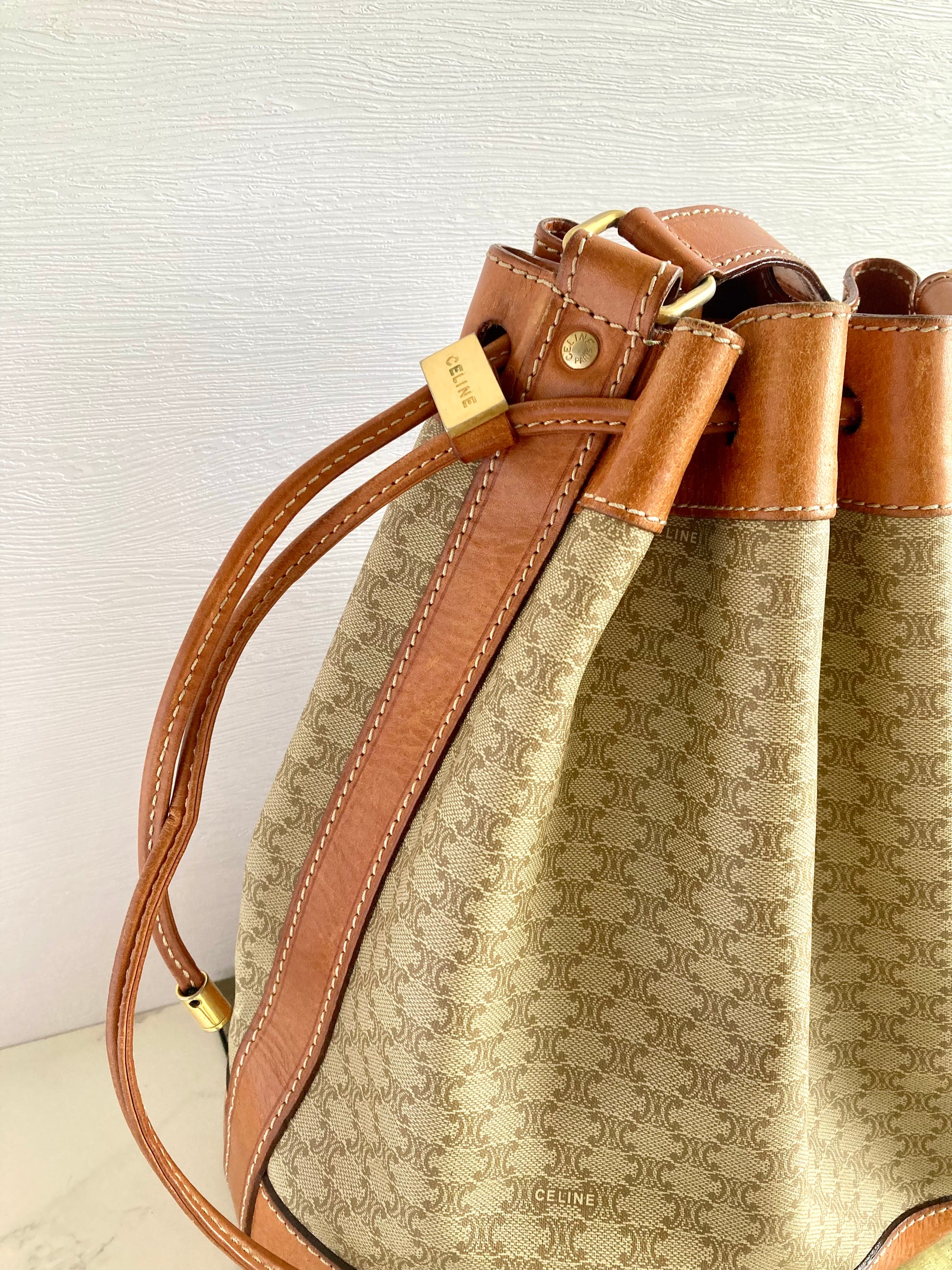 CELINE Monogram Bucket Bag