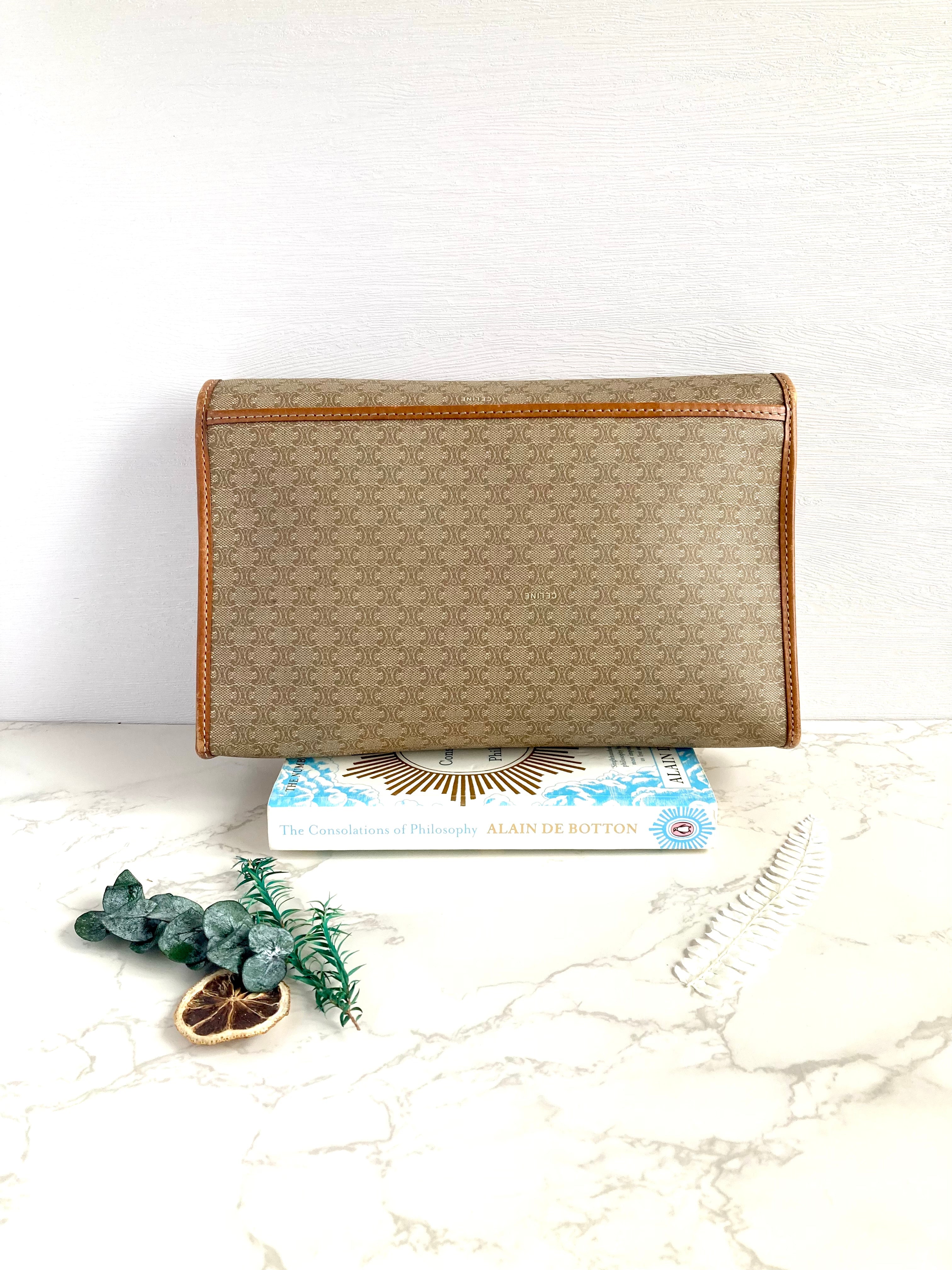 CELINE Monogram Beige Crossbody Bag