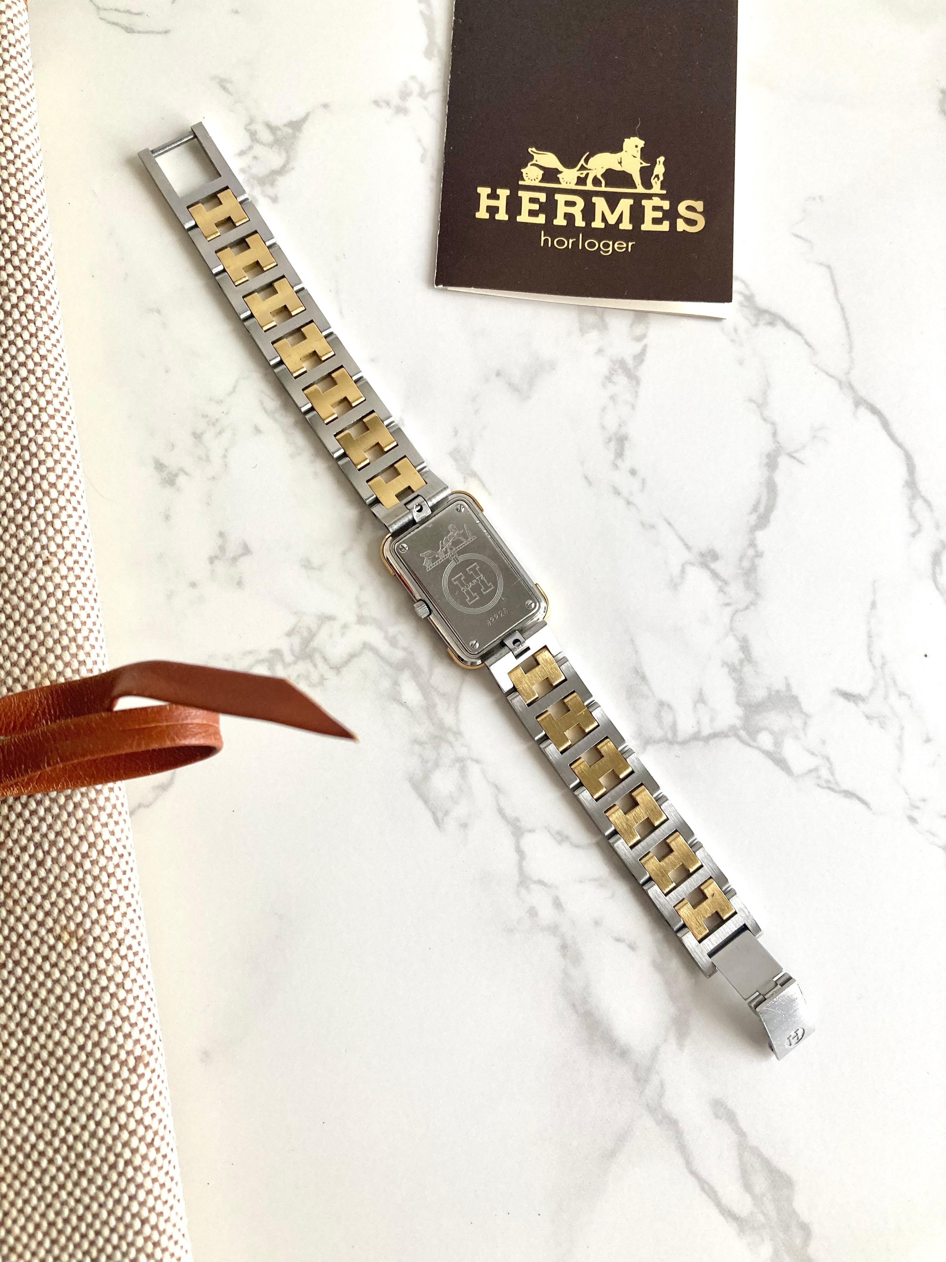 HERMES Croisiere Vintage Lady's Quartz Wristwatch 