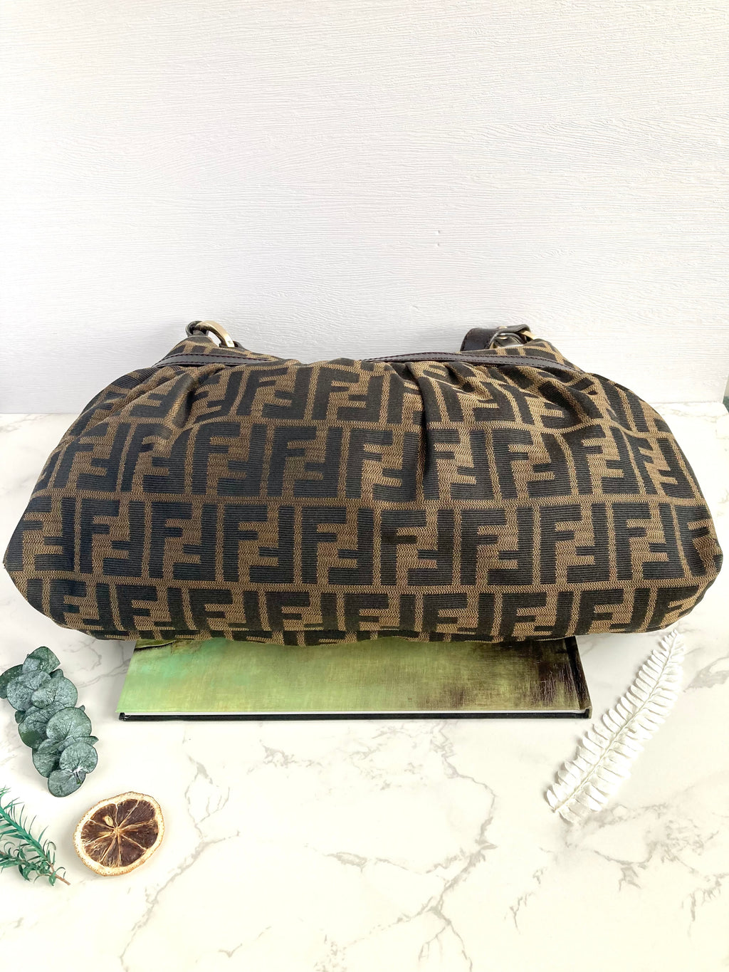 FENDI Monogram Chef Shoulder Bag 