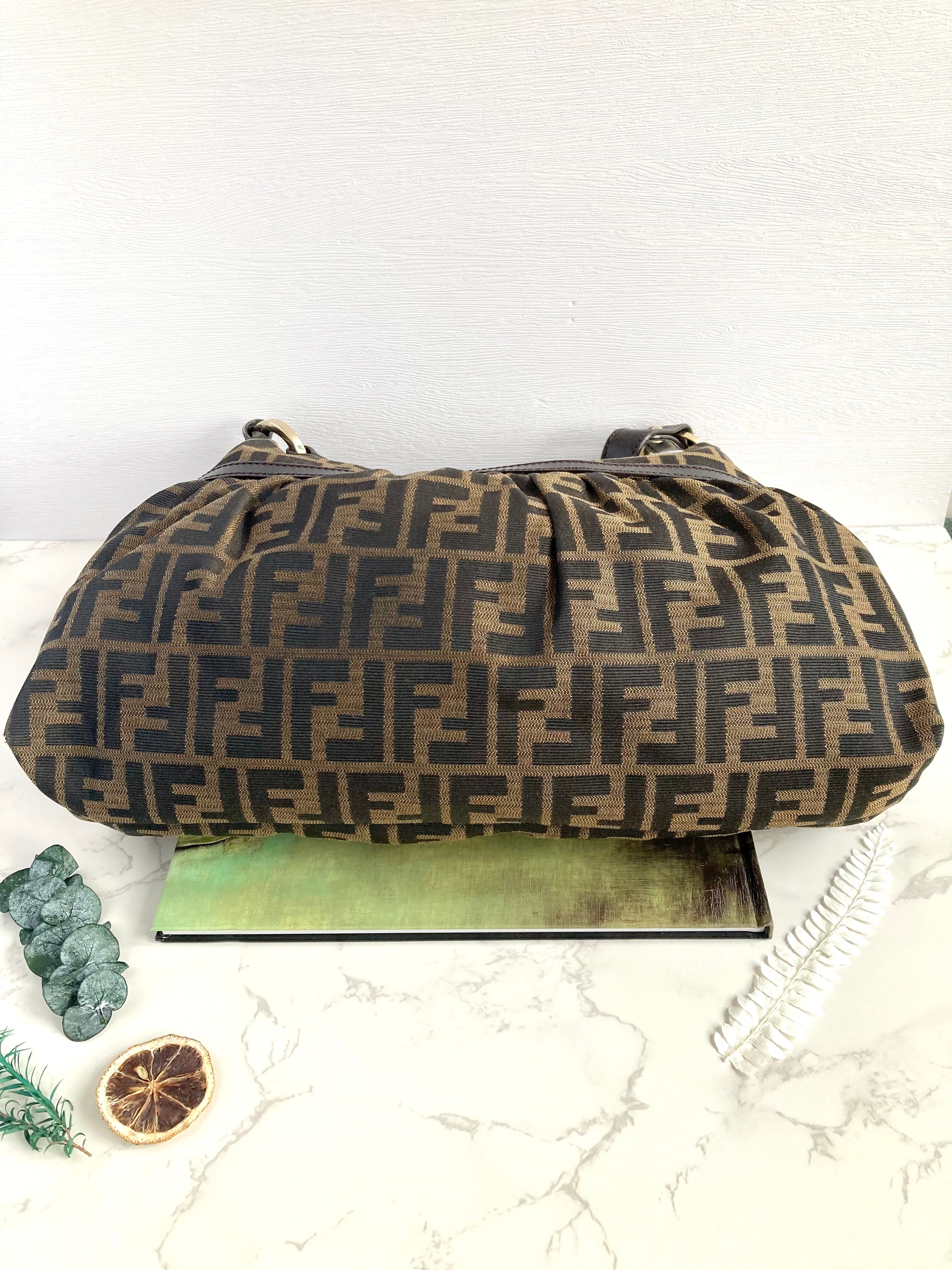 FENDI Monogram Chef Shoulder Bag 