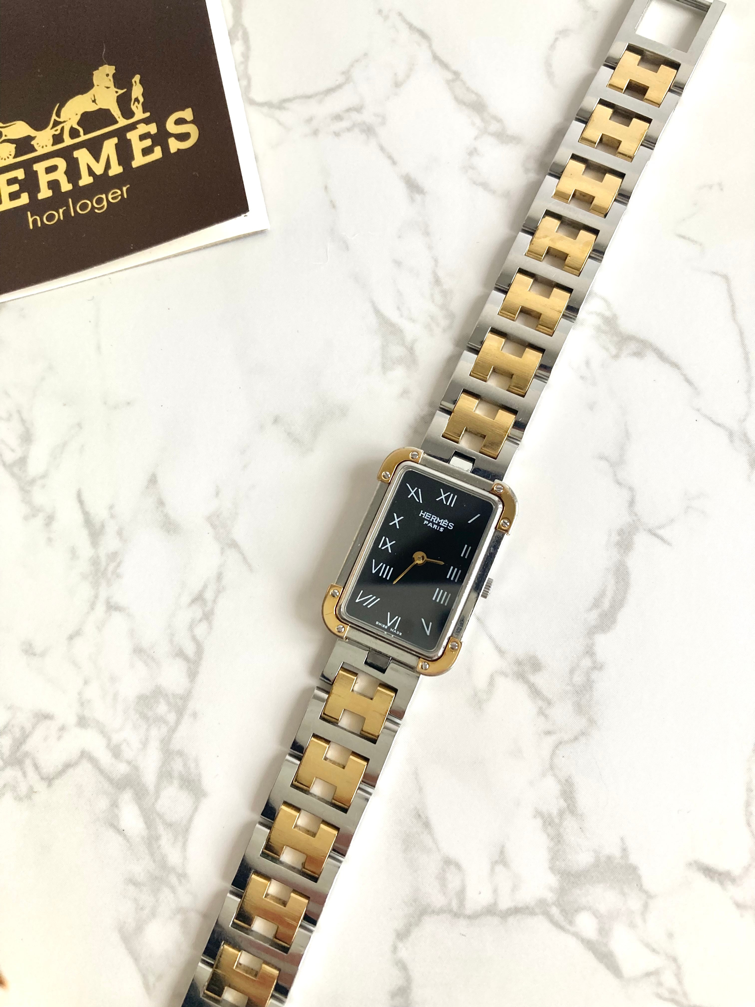 HERMES Croisiere Vintage Lady's Quartz Wristwatch 