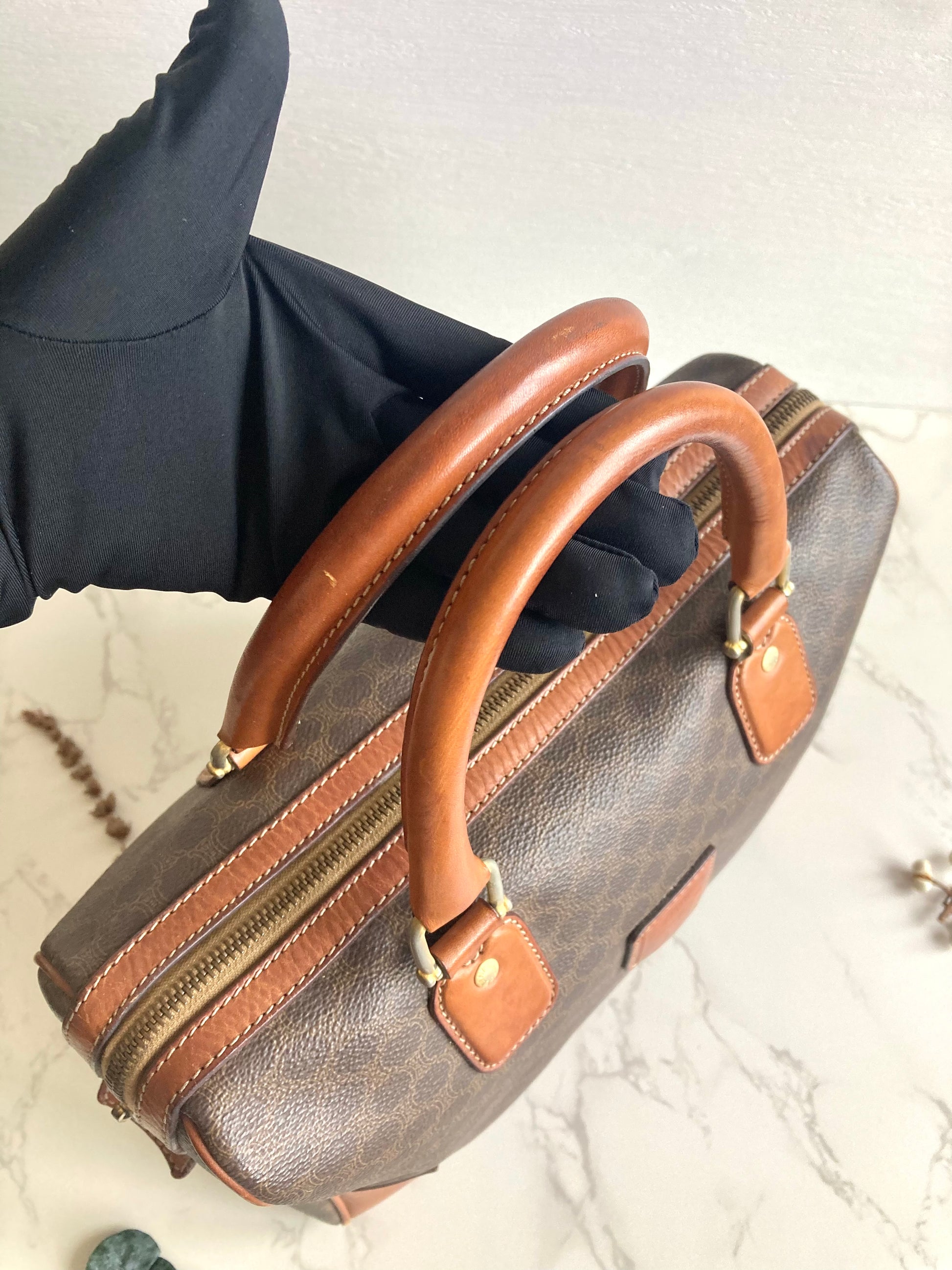 CELINE Monogram Boston Bag