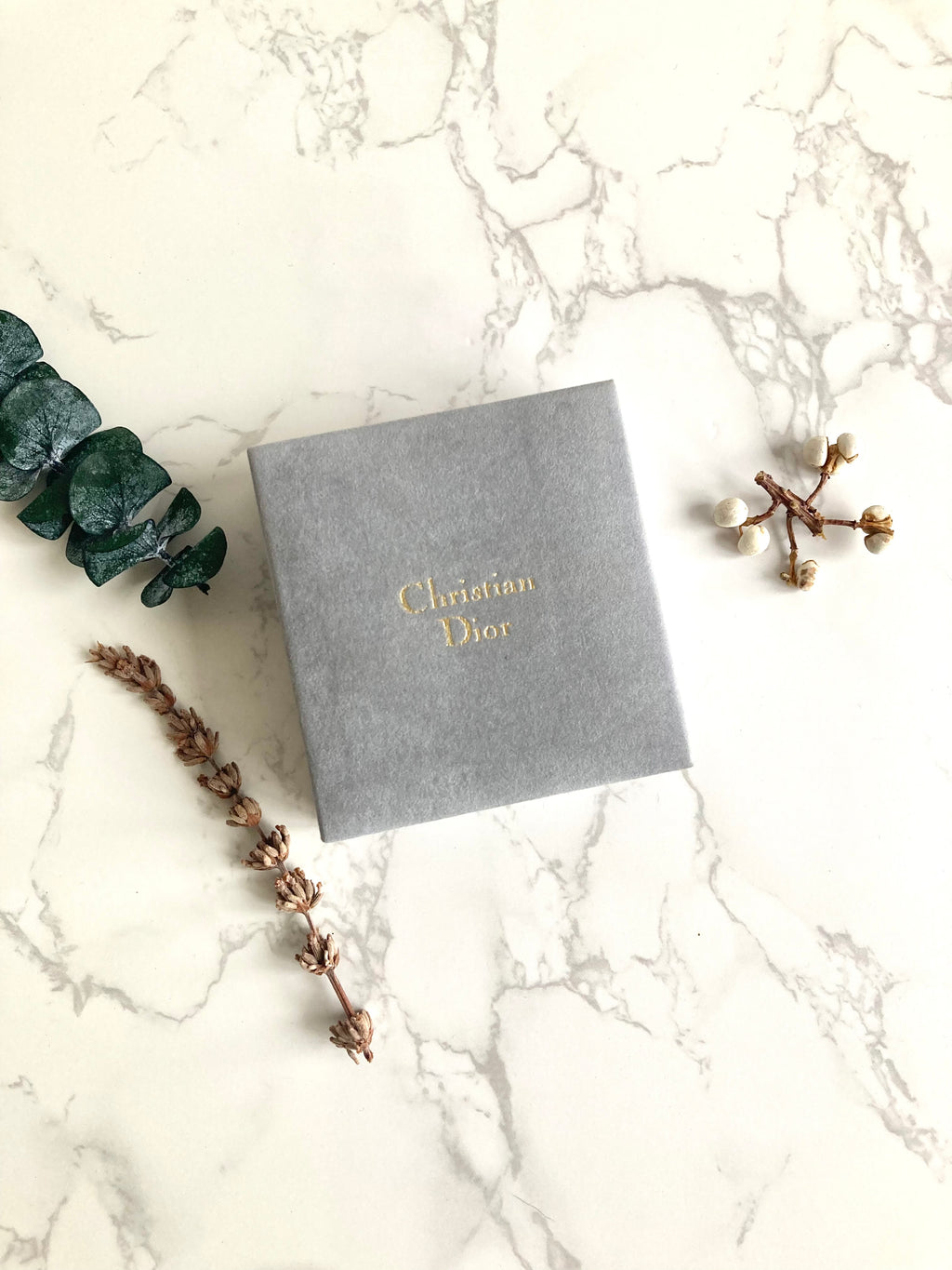 CHRISTIAN DIOR Logo Necklace &amp; Earrings Set 