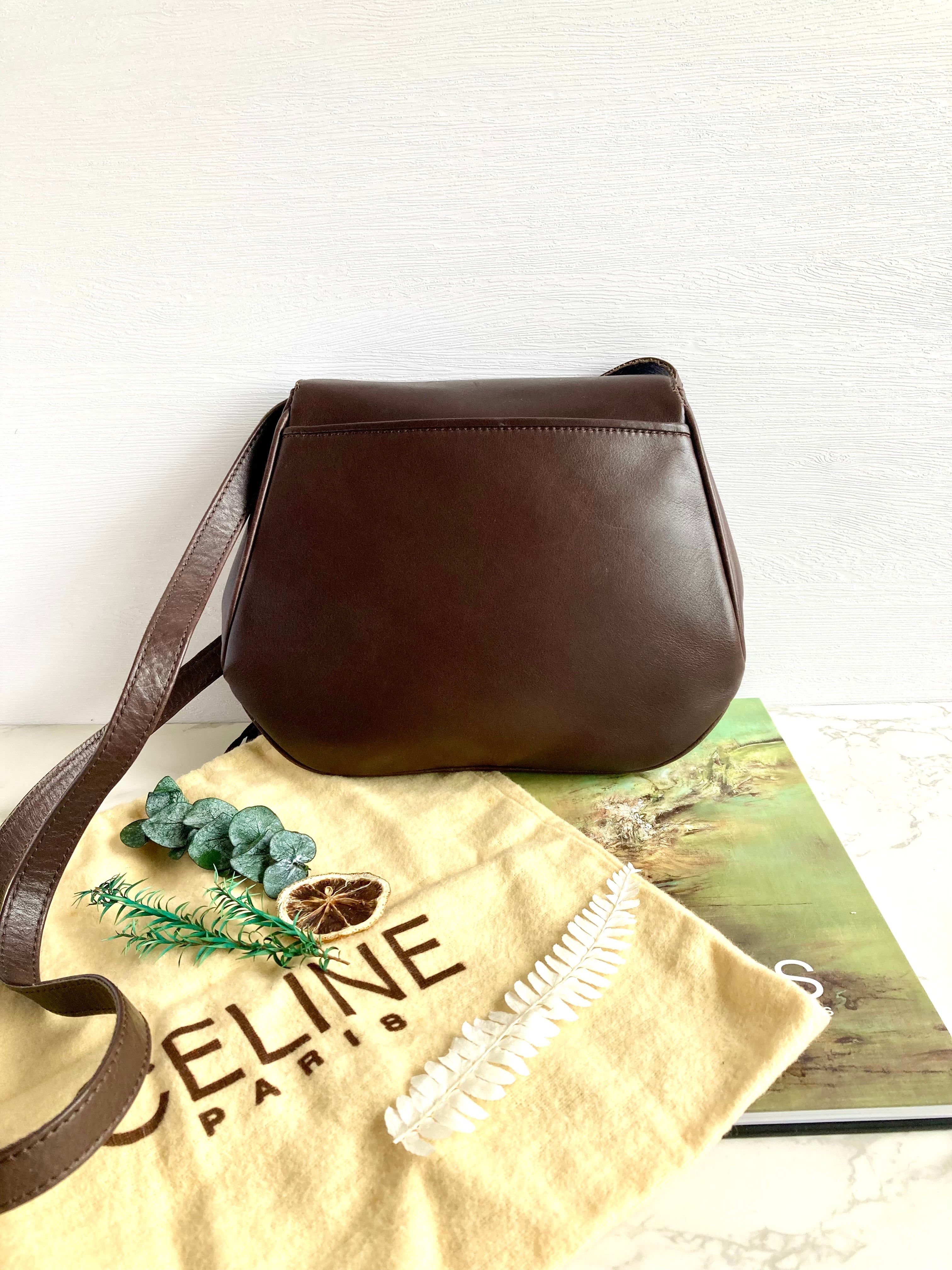 CELINE Triomphe Small Leather Bag 