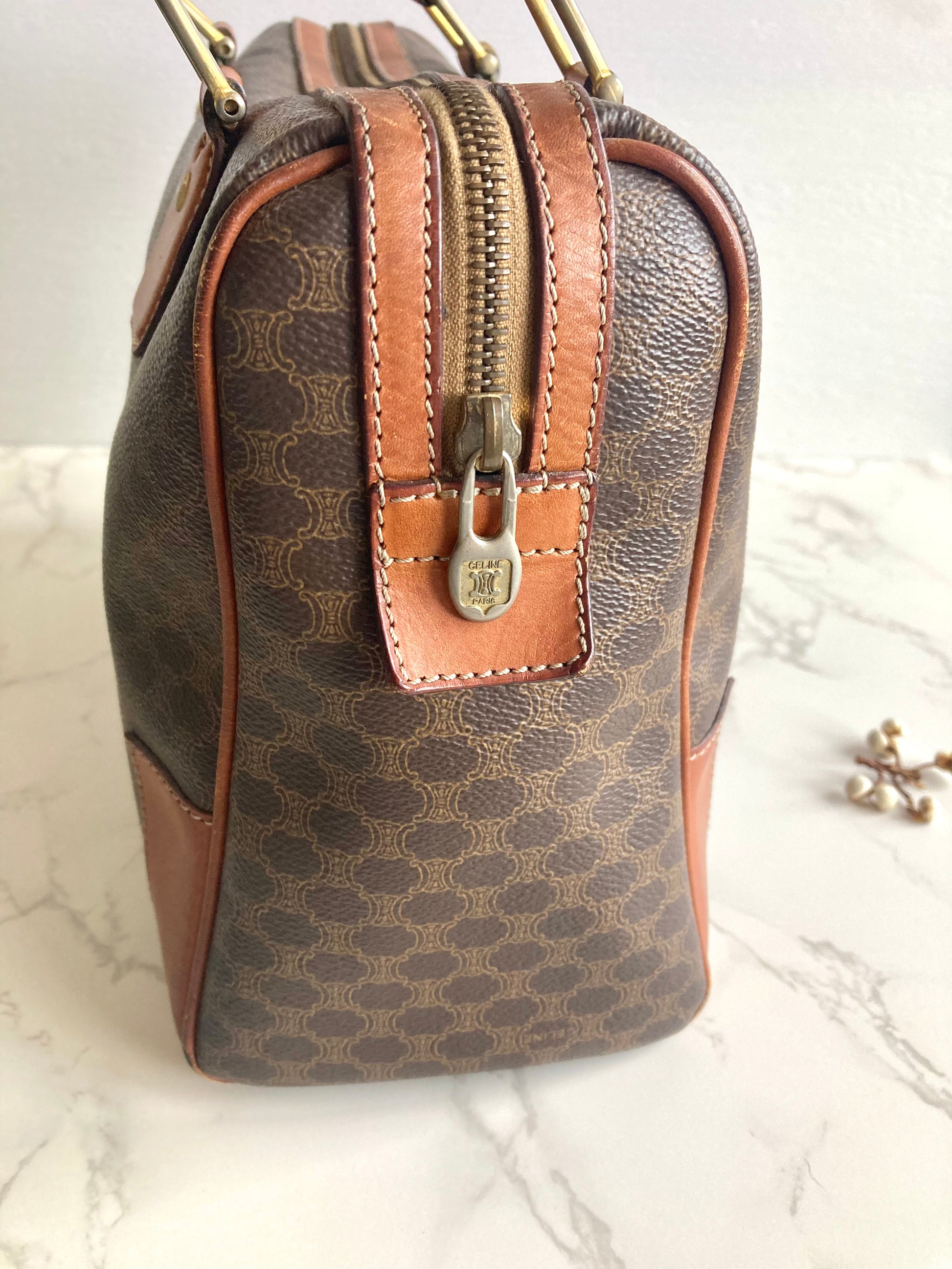 CELINE Monogram Boston Bag