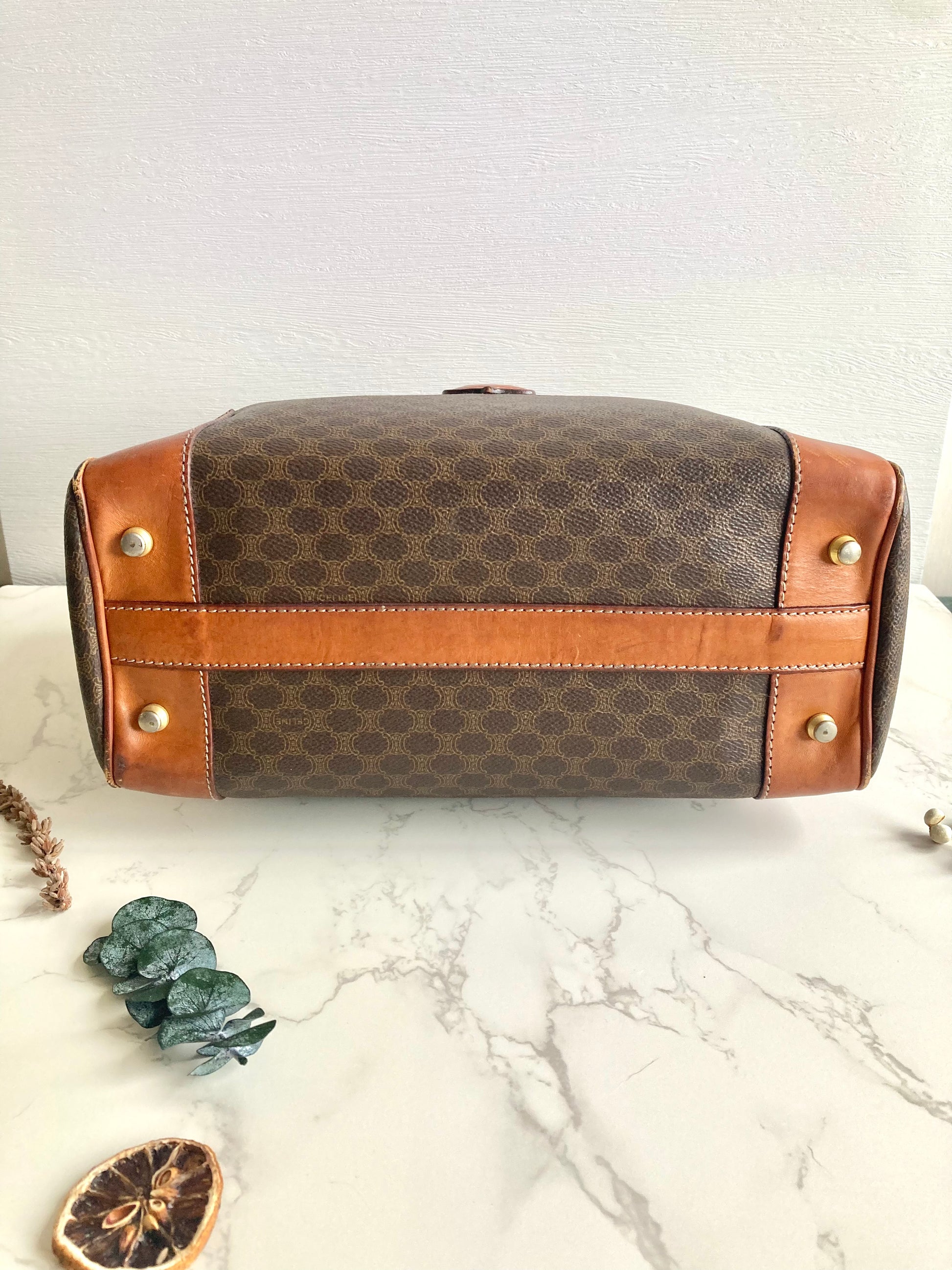 CELINE Monogram Boston Bag