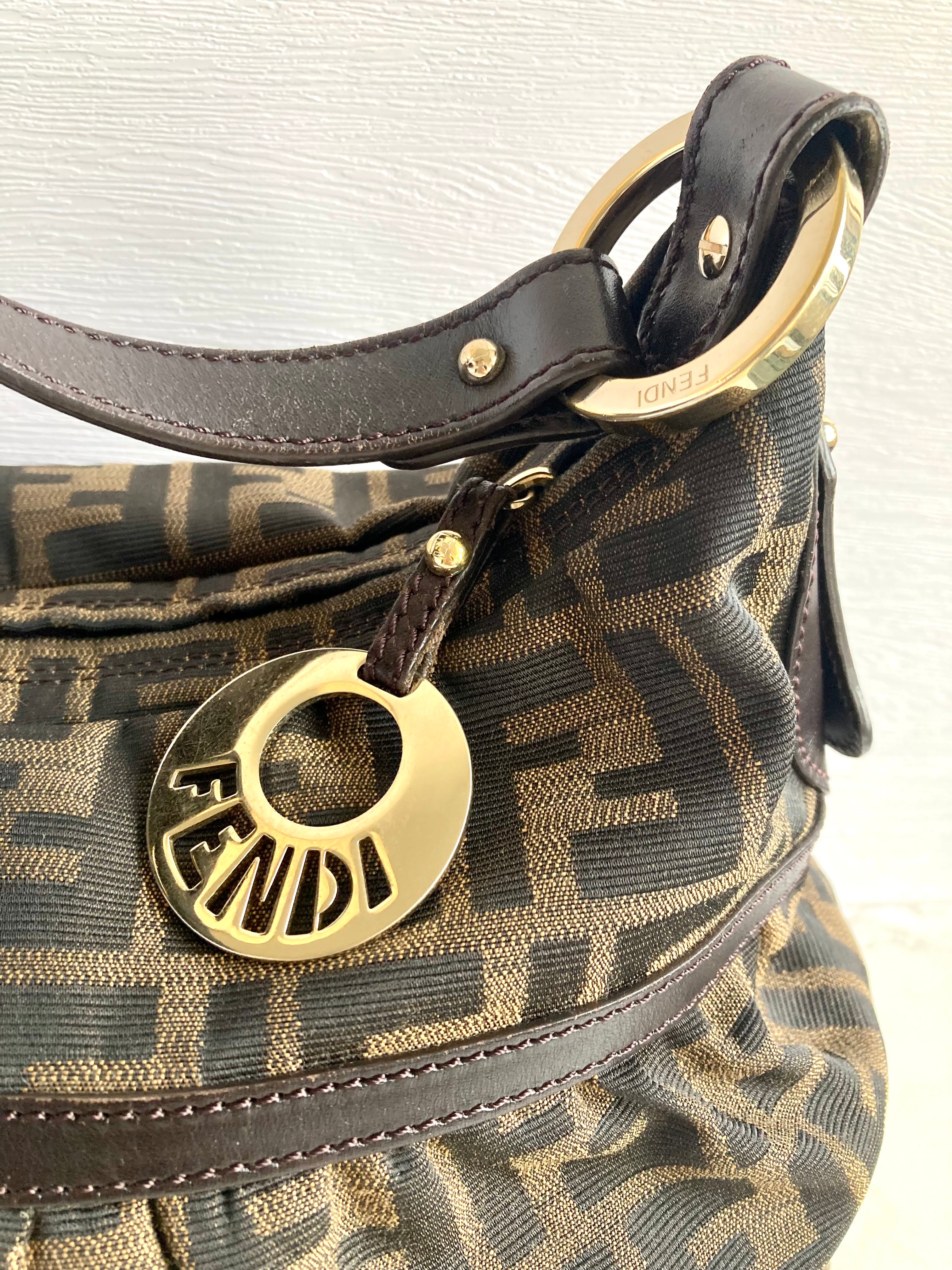 FENDI Monogram Chef Shoulder Bag 