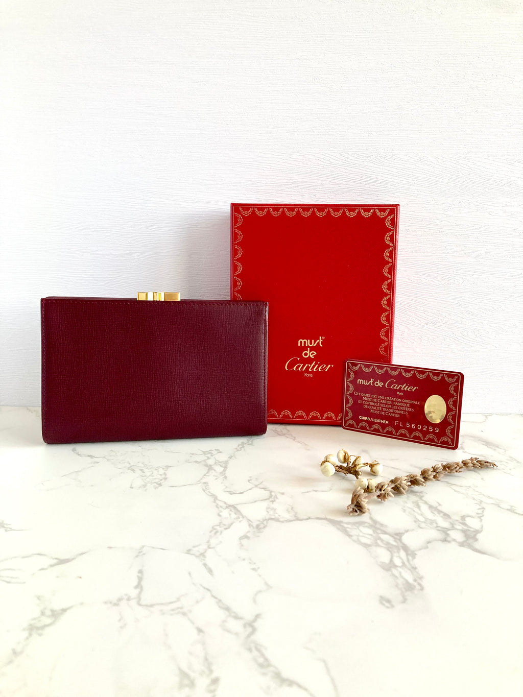 CARTIER Must De Classic Wallet 