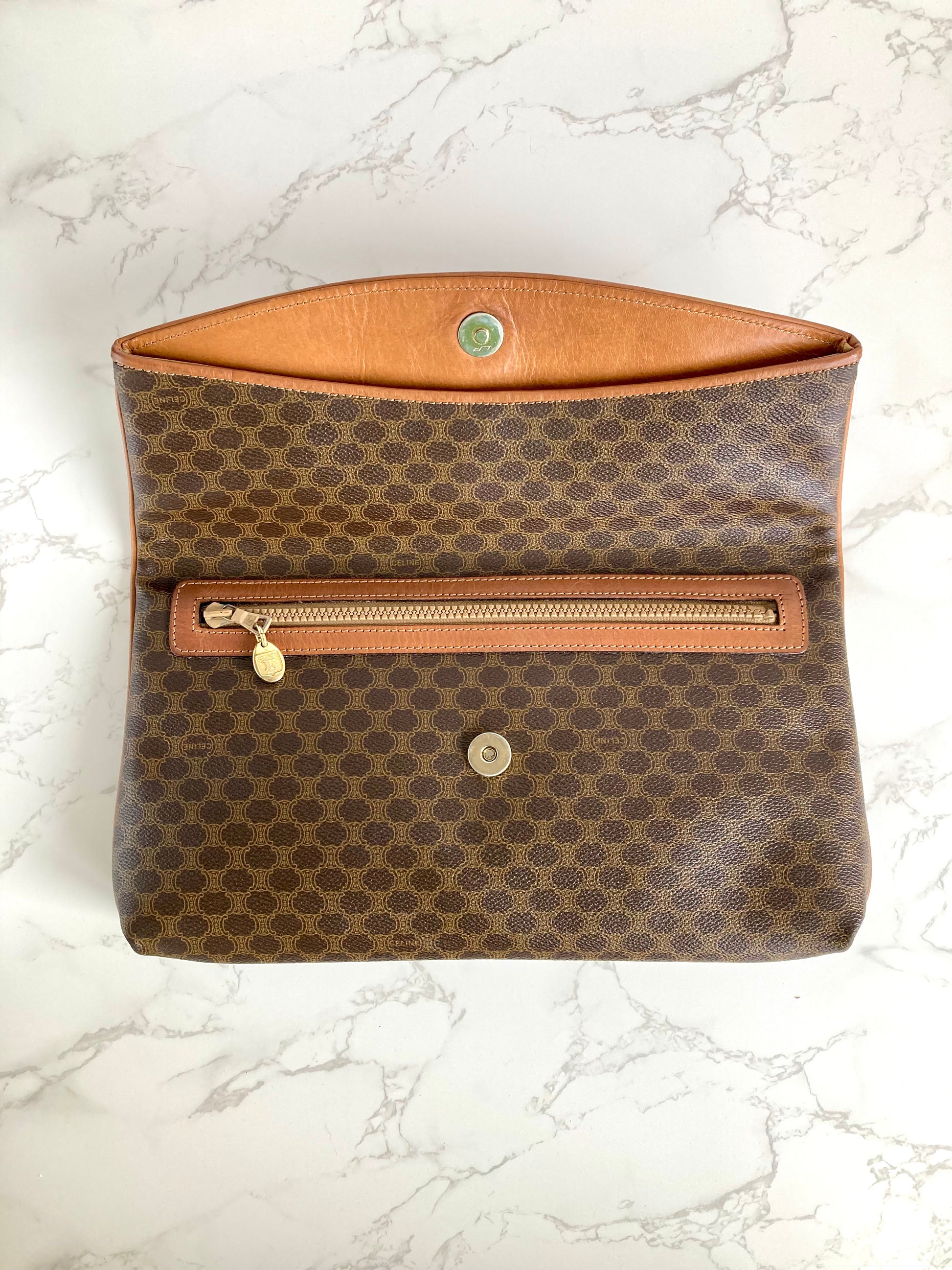 CELINE Monogram Clutch