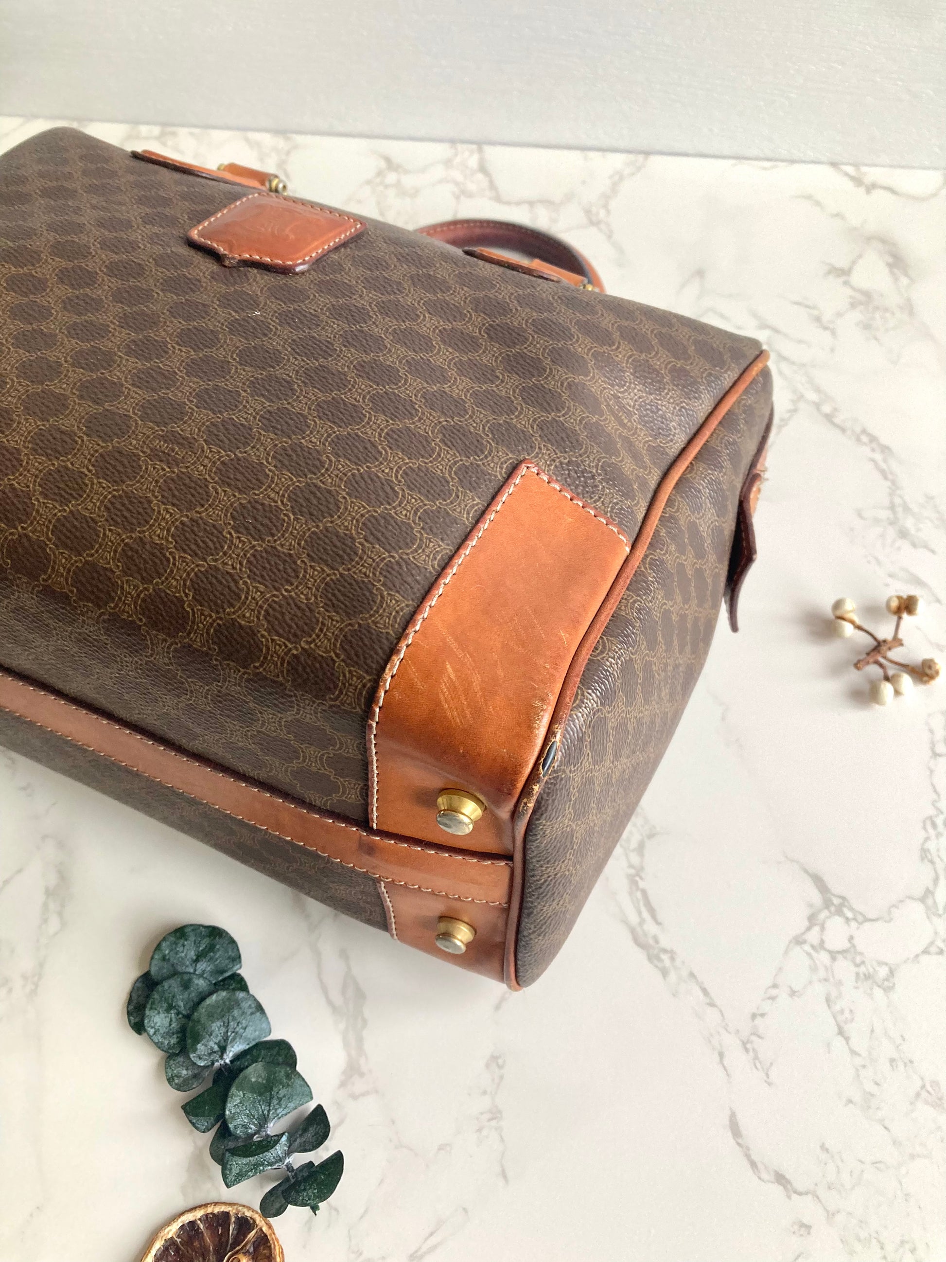 CELINE Monogram Boston Bag