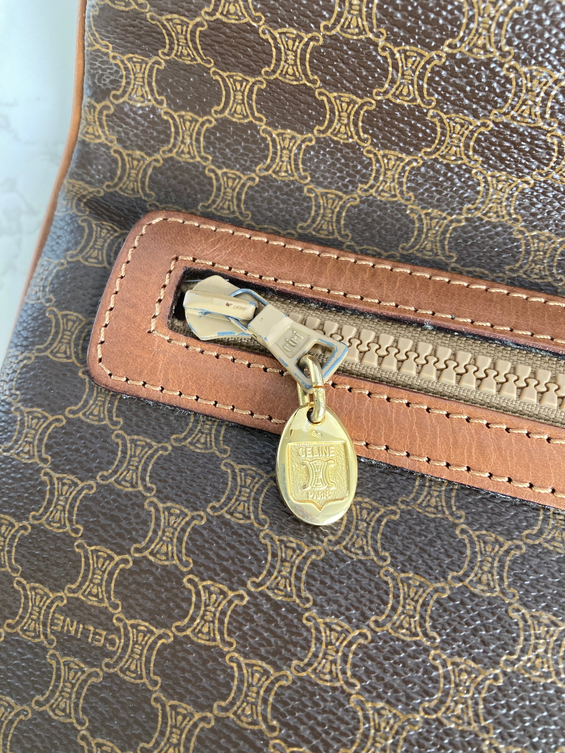 CELINE Monogram Clutch
