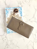 HERMES Etoupe Greige Bearn Bi-fold Long Wallet 