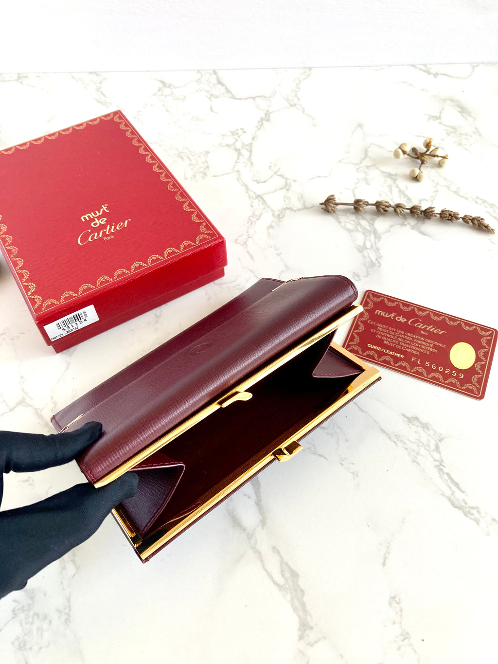 CARTIER Must De Classic Wallet 