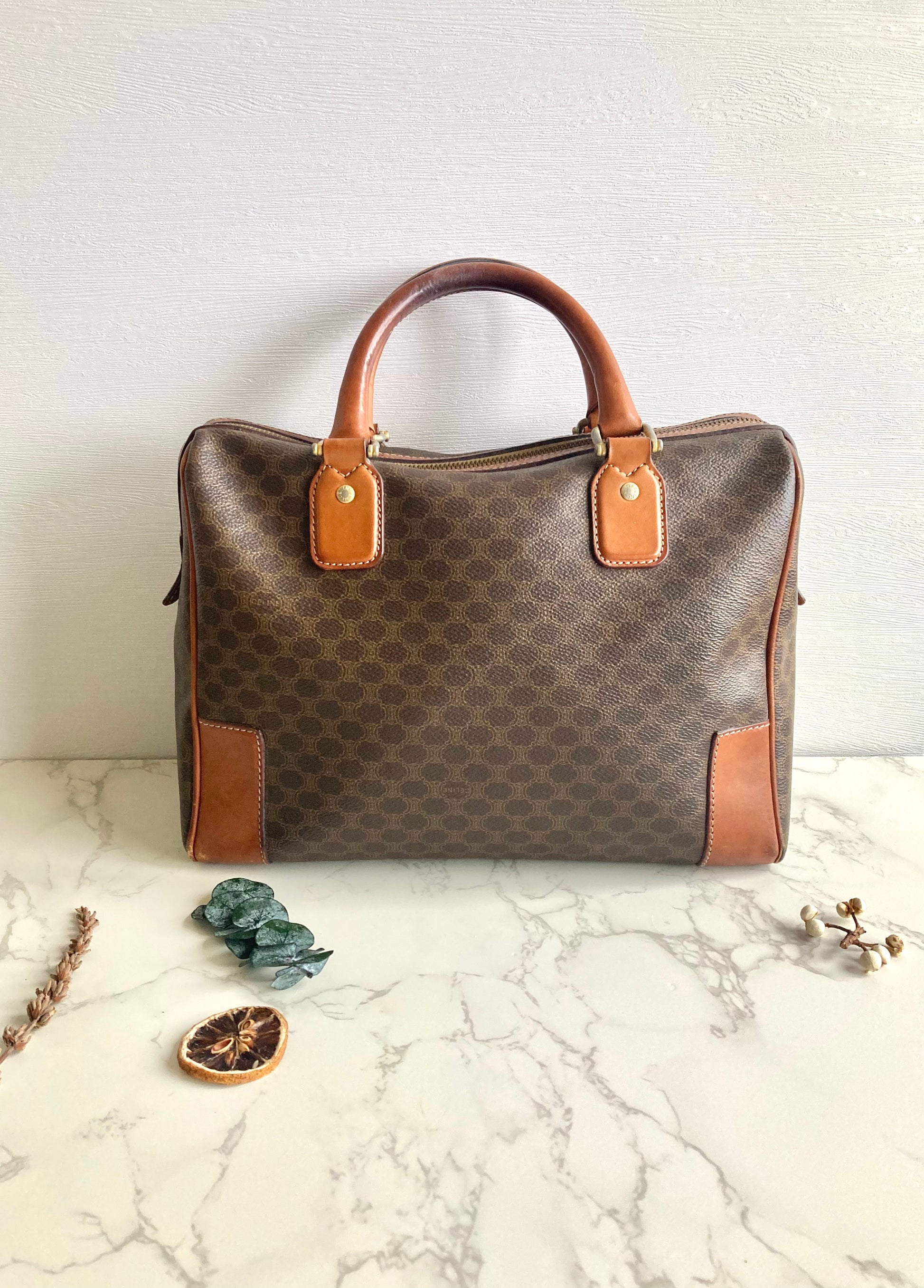 CELINE Monogram Boston Bag