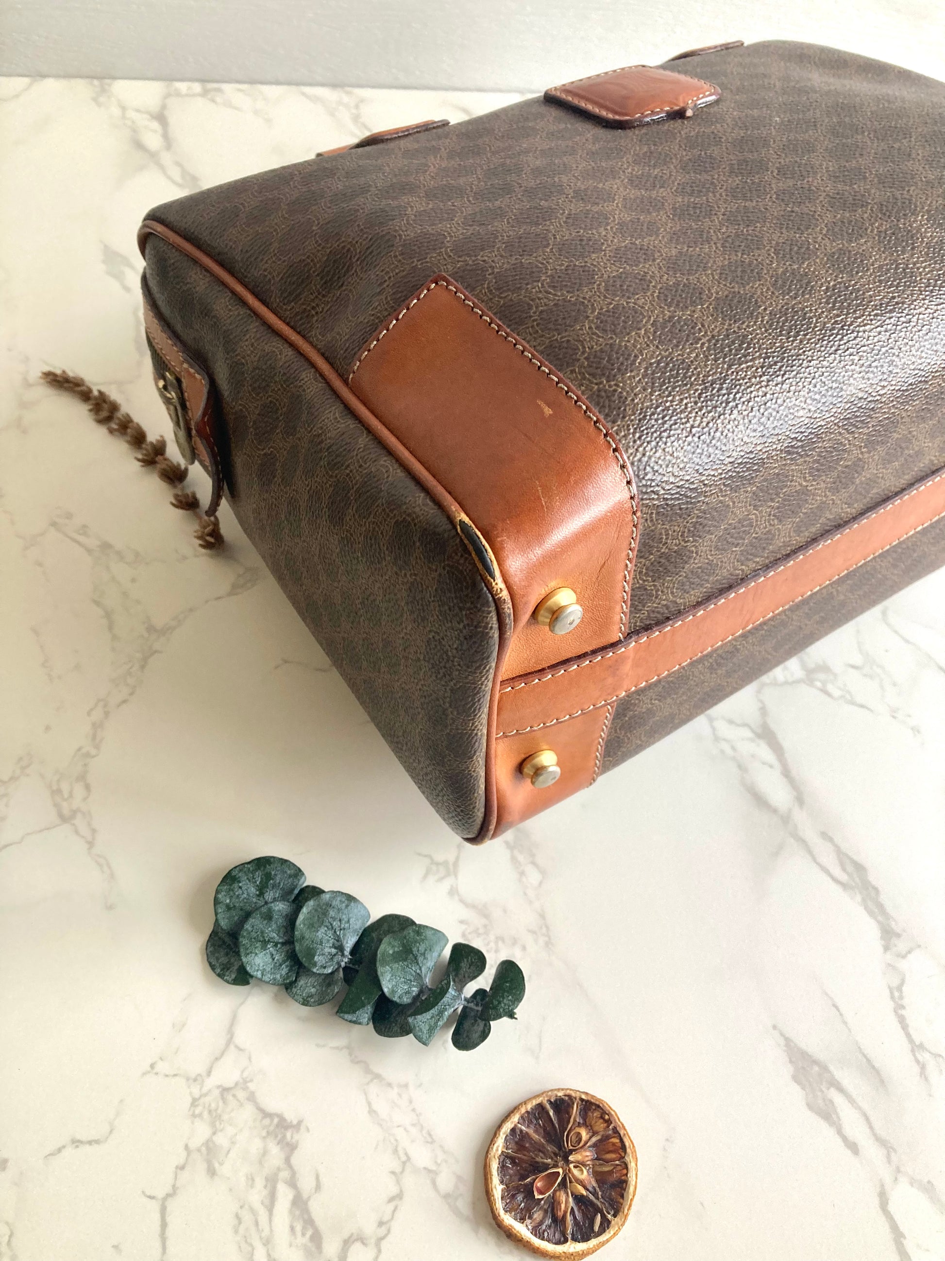 CELINE Monogram Boston Bag