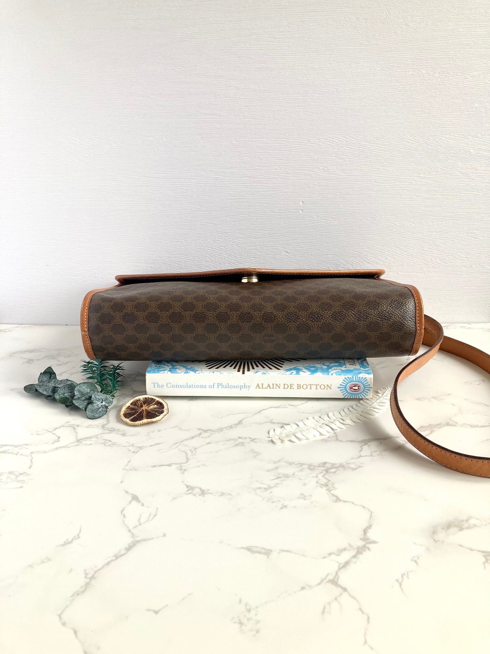 CELINE Monogram Envelope Crossbody Bag