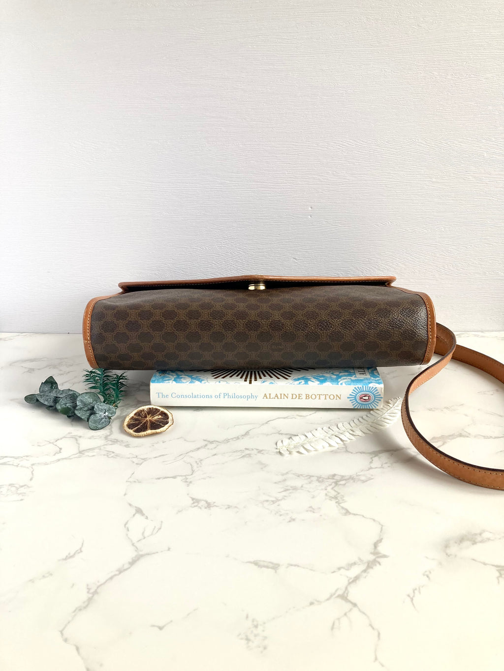 CELINE Monogram Envelope Crossbody Bag 