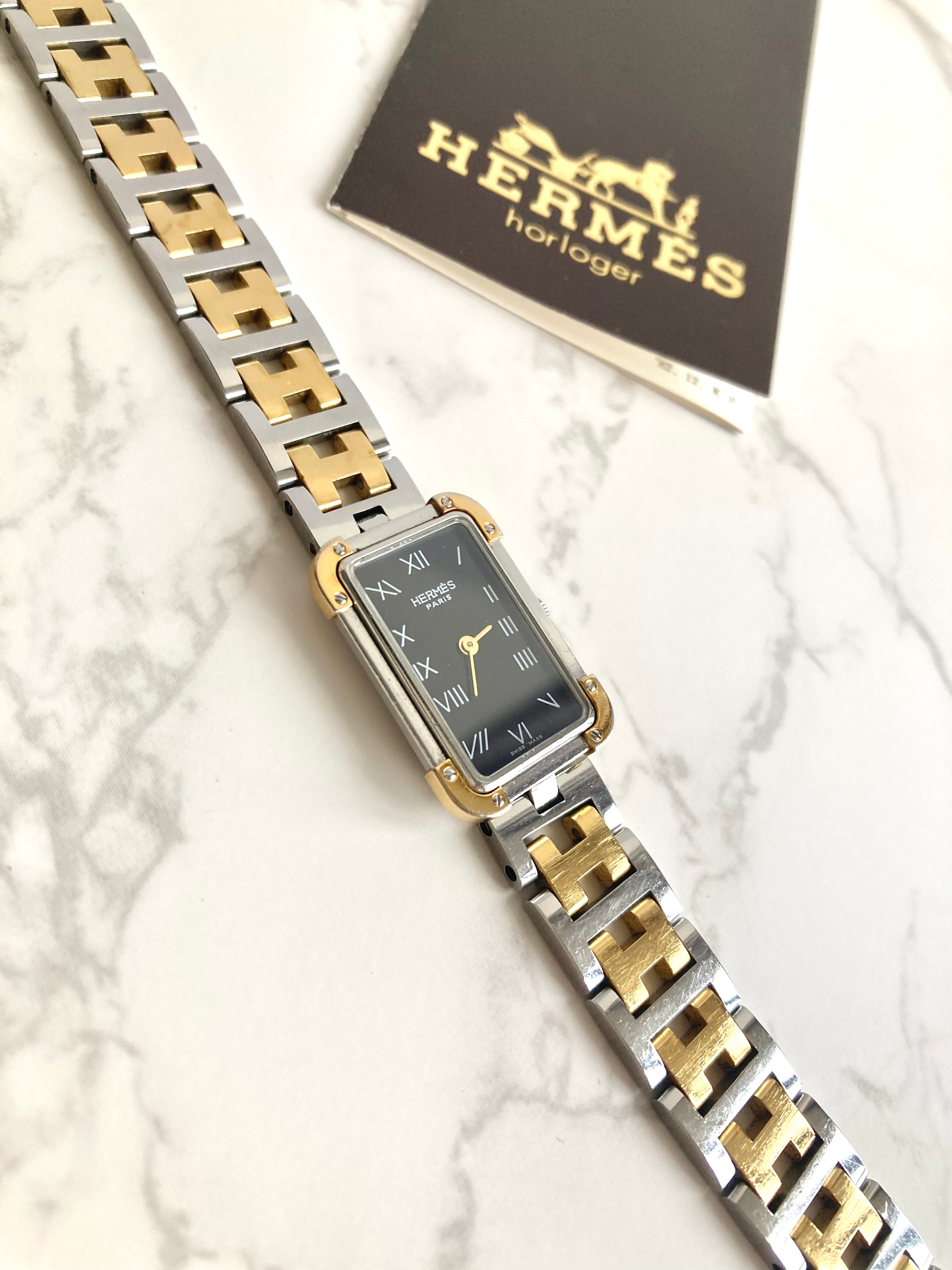 HERMES Croisiere Vintage Lady's Quartz Wristwatch 