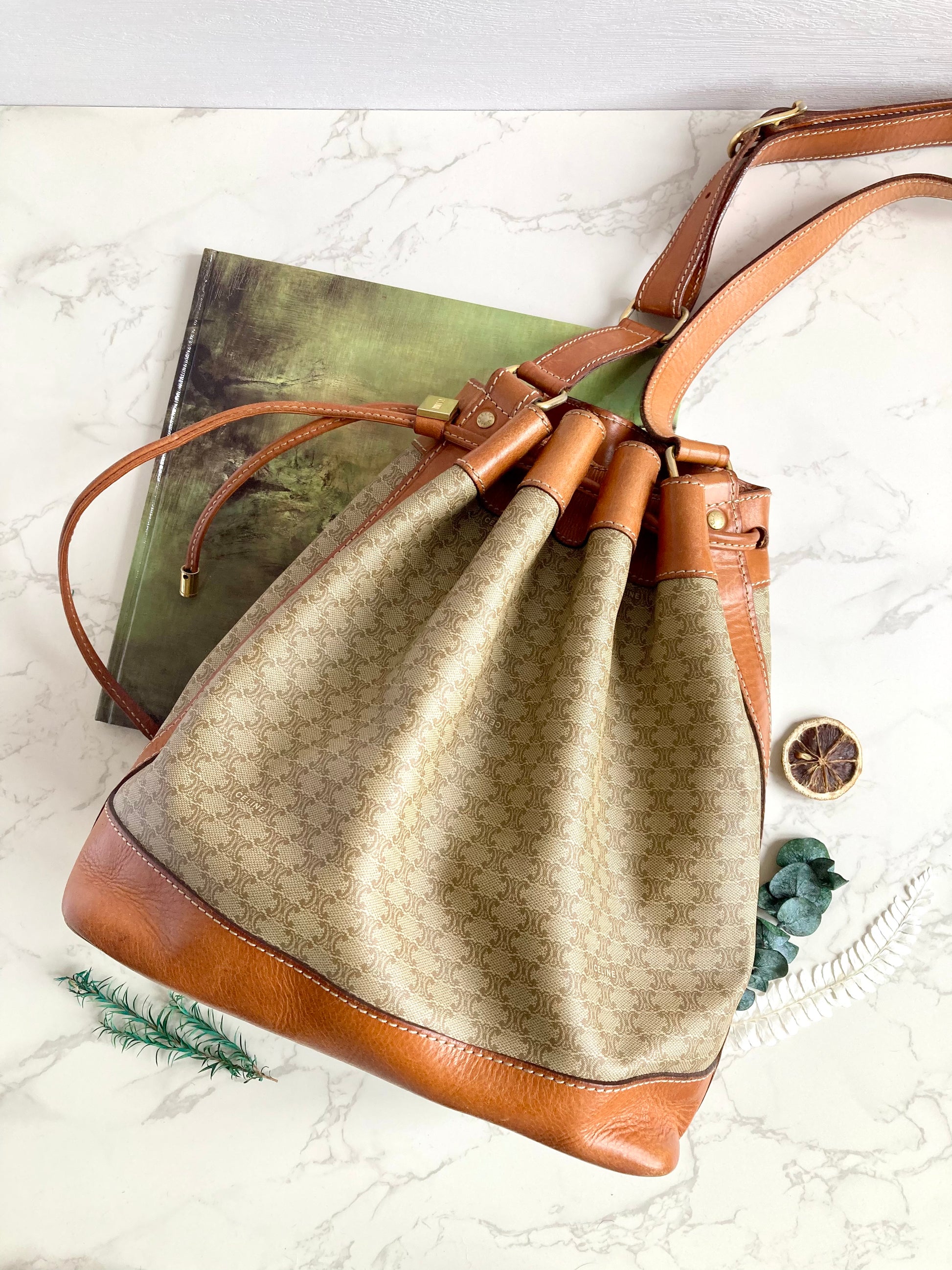 CELINE Monogram Bucket Bag