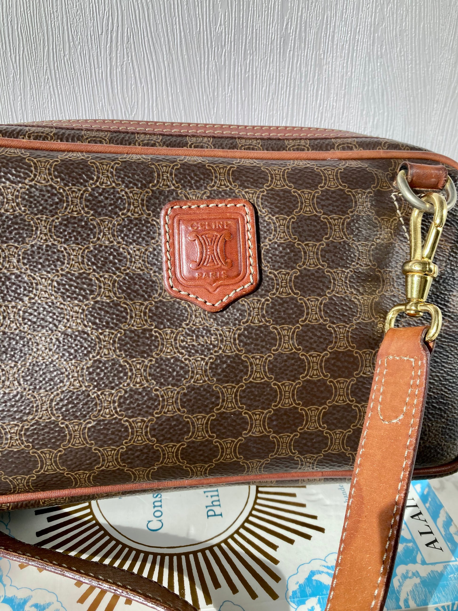 CELINE Monogram Small Crossbody Bag