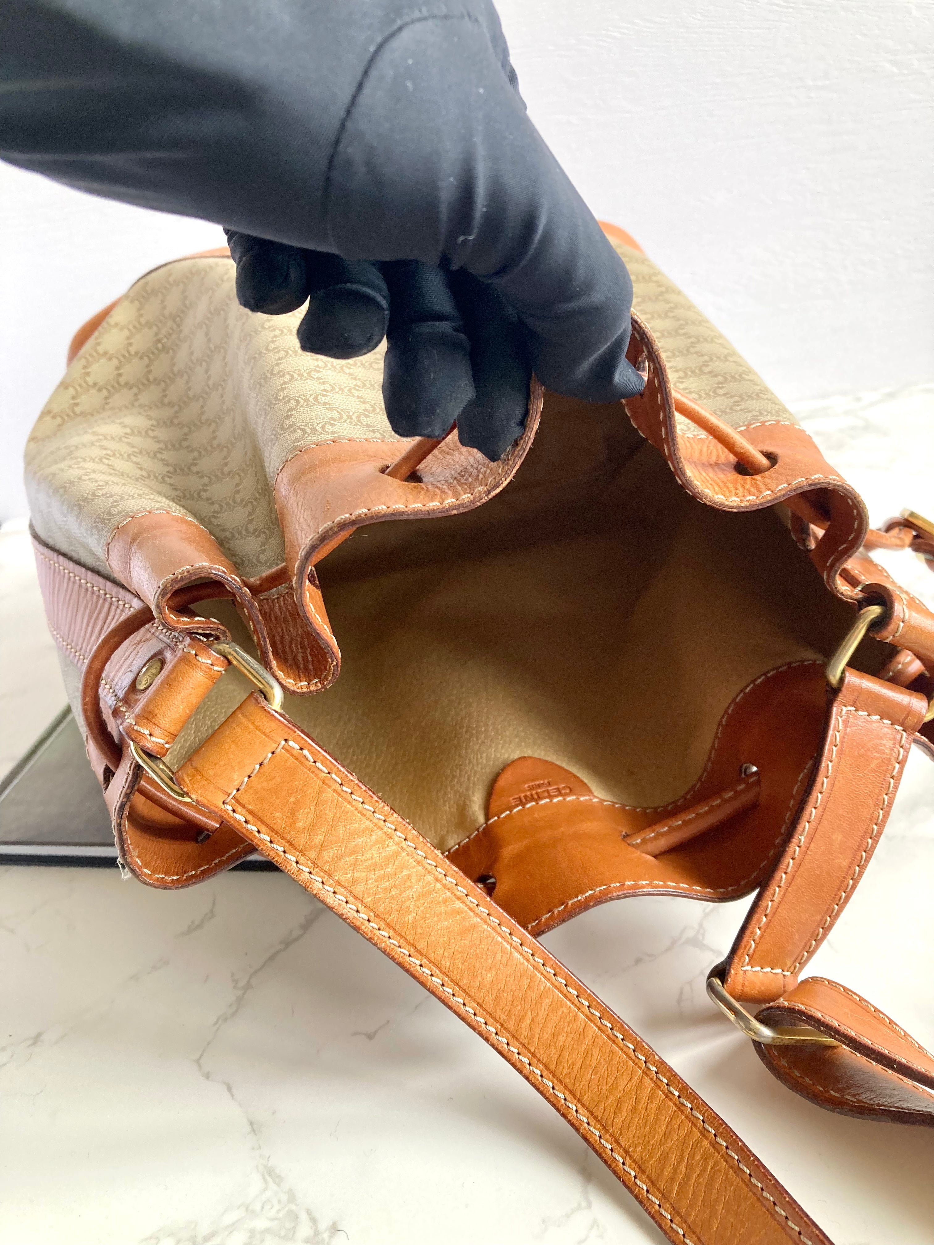 Vintage celine bucket best sale bag